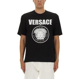 Versace Black Cotton T-Shirt - NWT